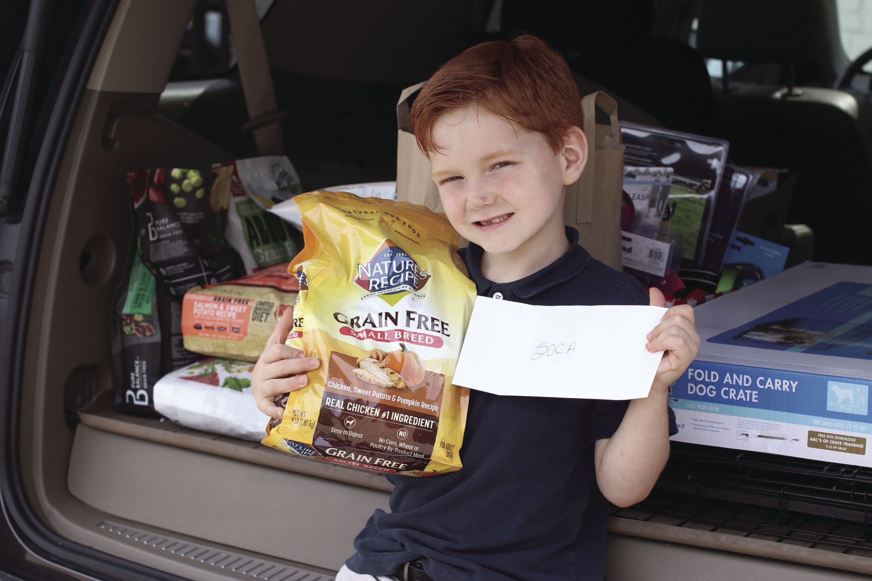 Boy, 6, donates birthday money to help strays